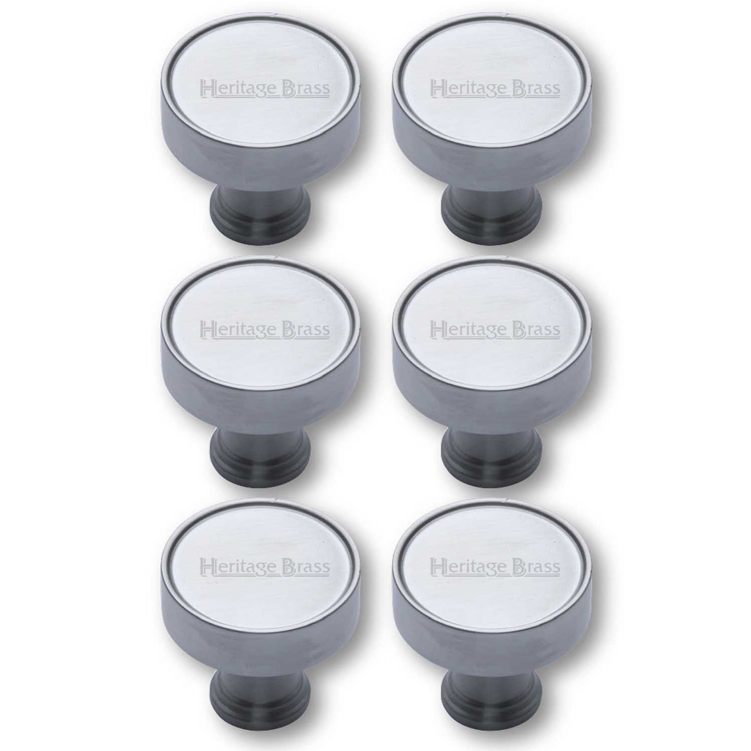 Heritage Brass Cabinet Knob Florence Design 32mm