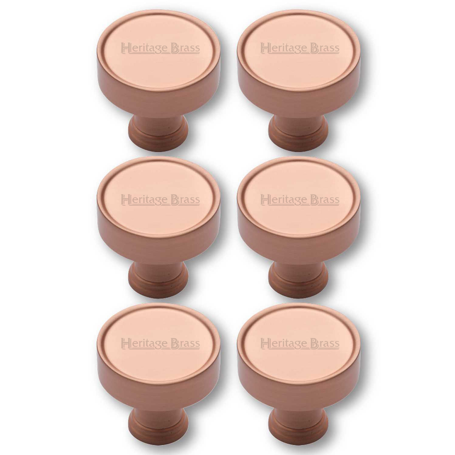 Heritage Brass Cabinet Knob Florence Design 32mm