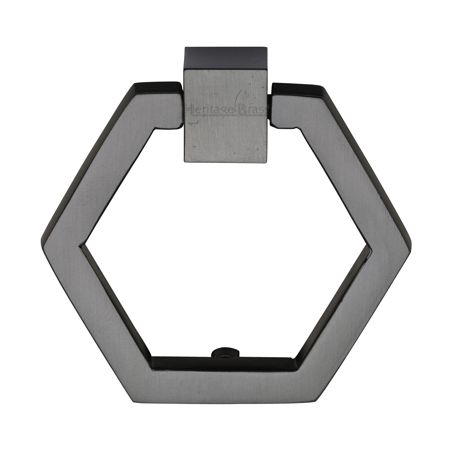 Heritage Brass Cabinet Drop Pull Hexagon Design 51mm
