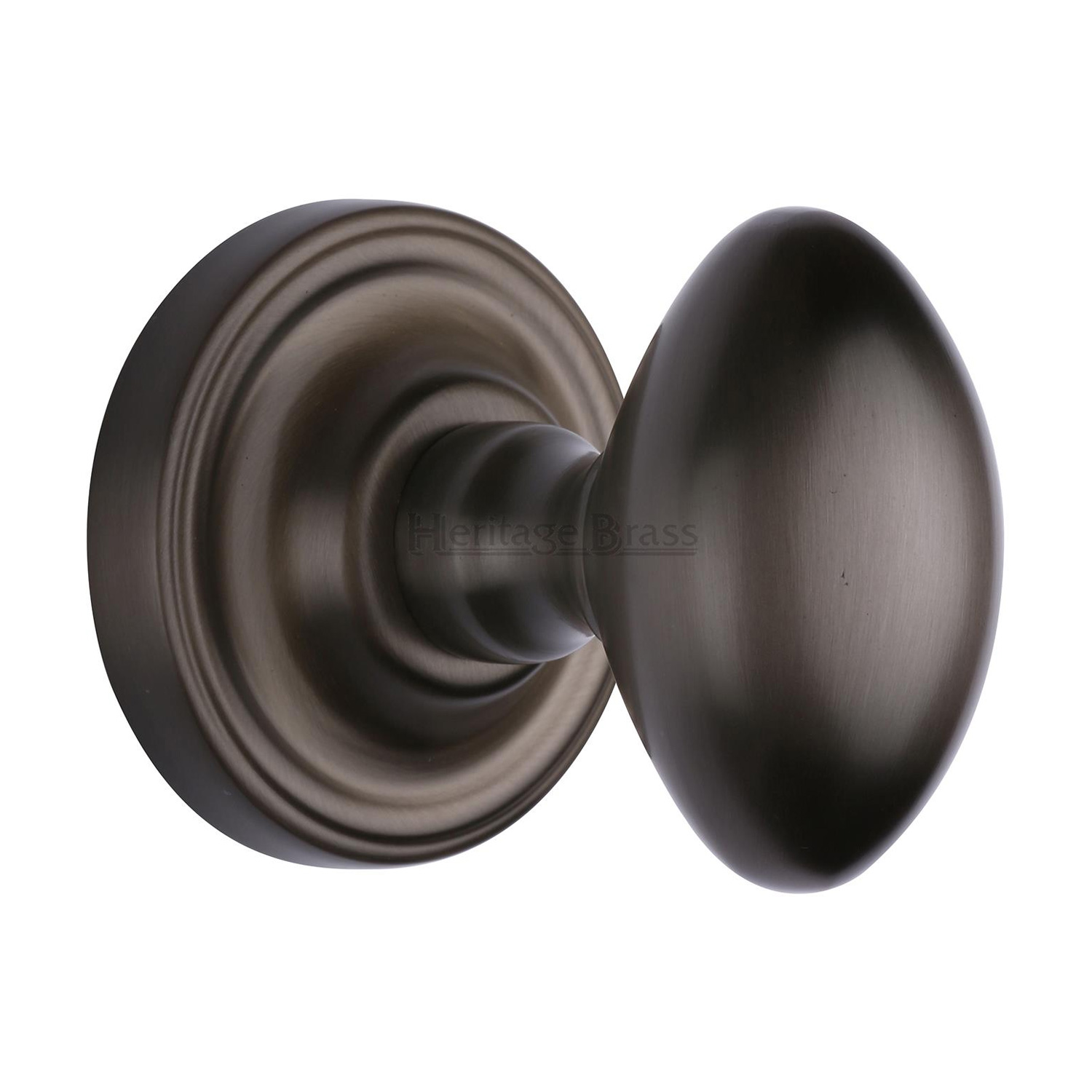 Heritage Brass Mortice Knob on Rose Chelsea Design