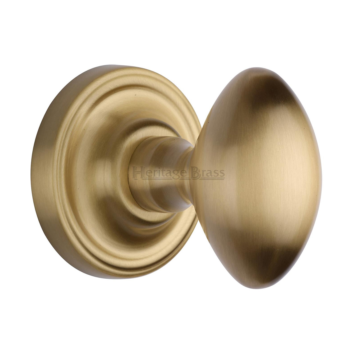 Heritage Brass Mortice Knob on Rose Chelsea Design