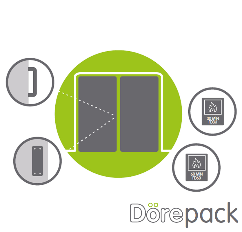 Dörepack Double Push/Pull Door FD30/60 