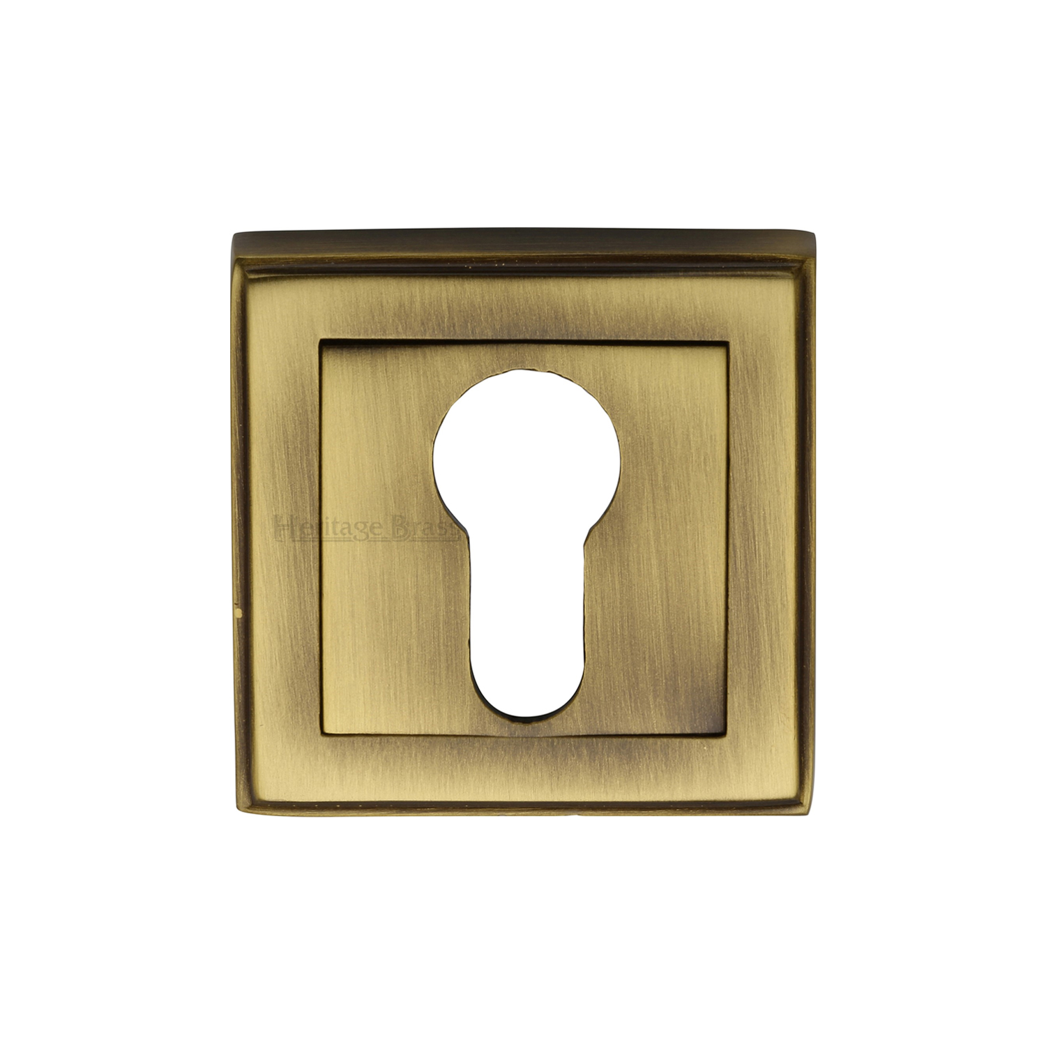 Heritage Brass Euro Profile Cylinder Escutcheon
