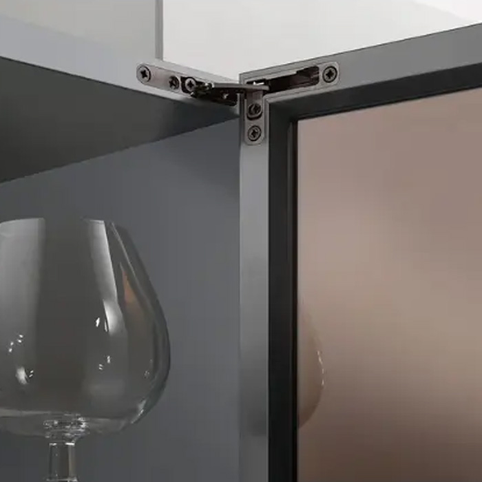 Salice Air Aluminium Door Profile - Width 19mm 3000mm Length - Titanium 