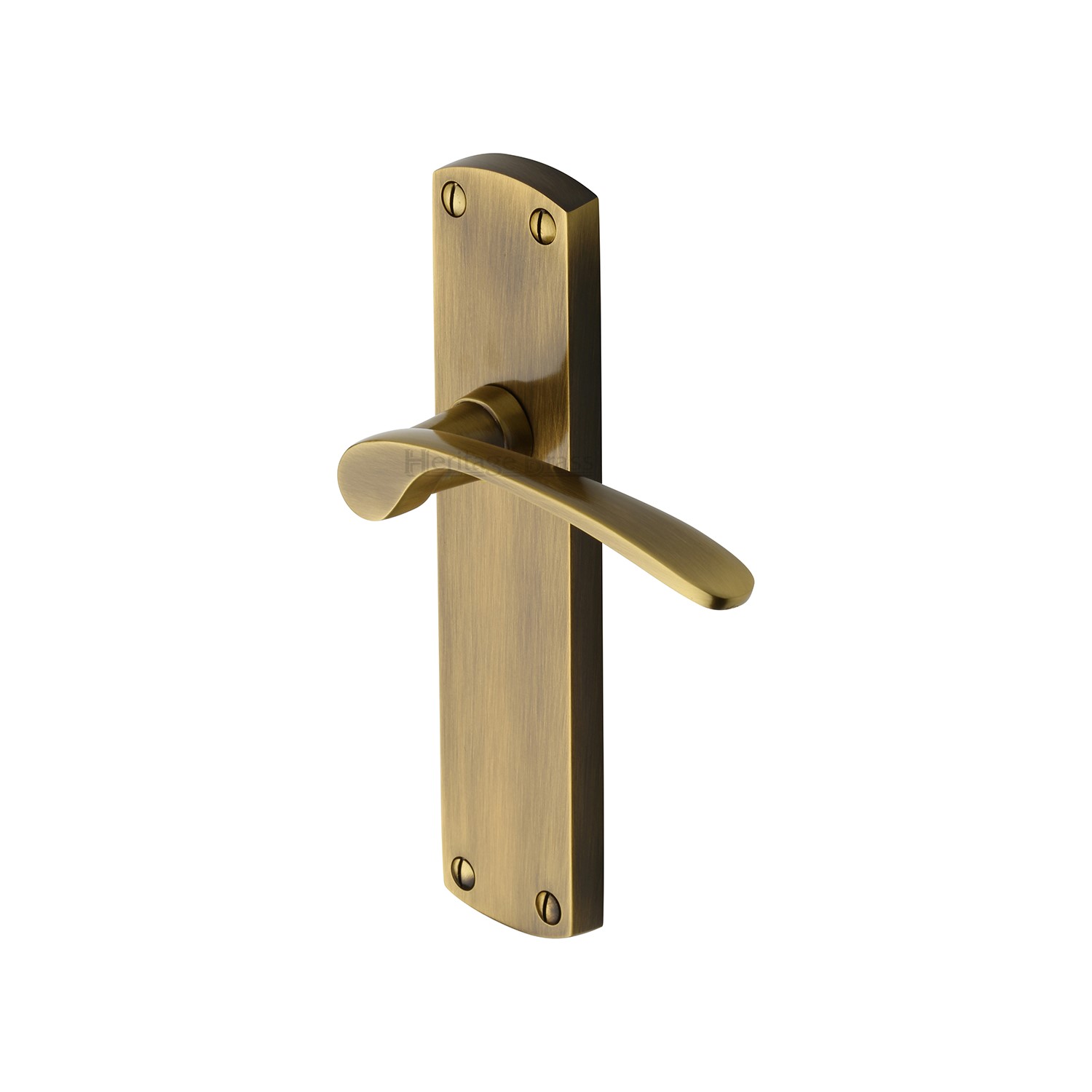 Heritage Brass Door Handle Lever Latch Diplomat Design