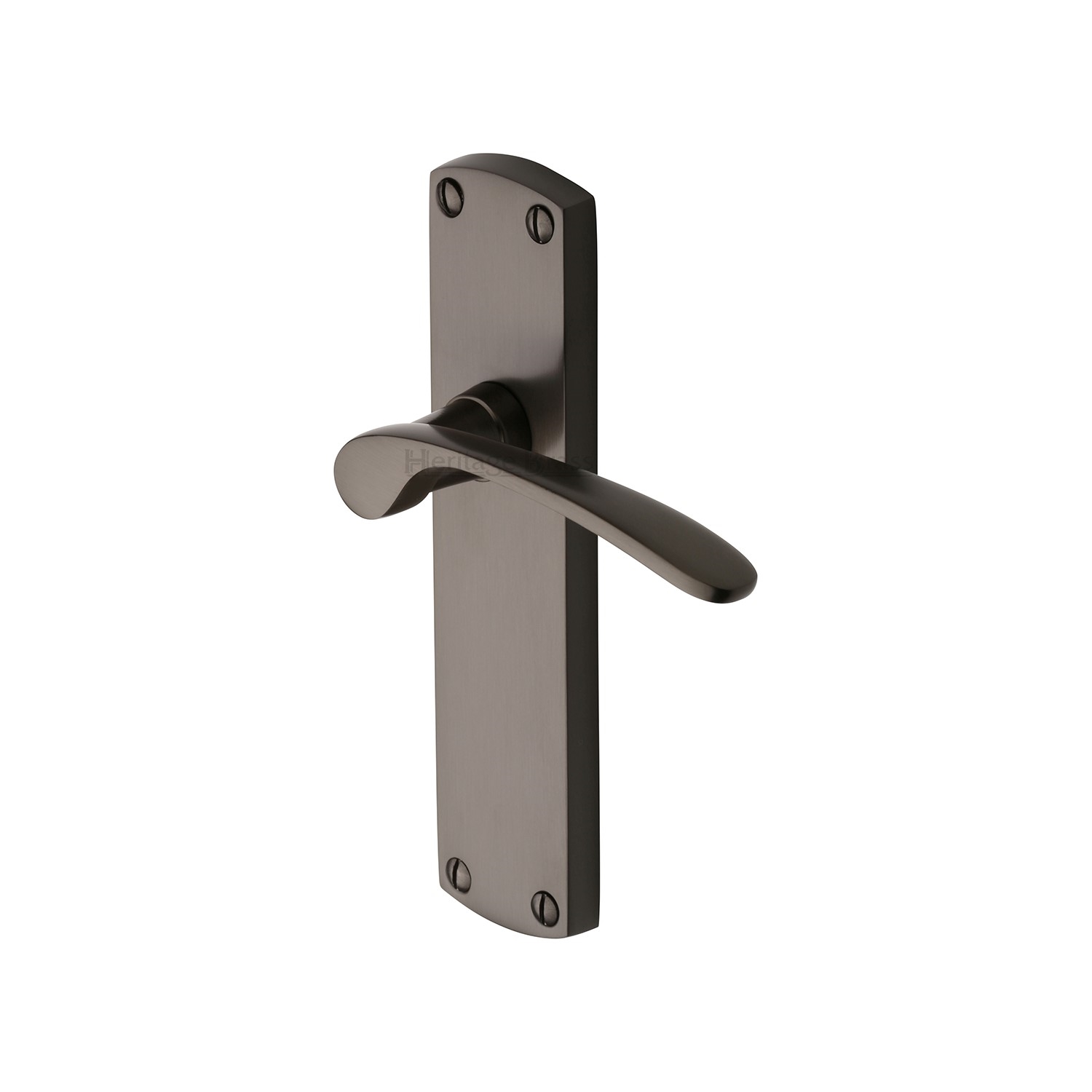 Heritage Brass Door Handle Lever Latch Diplomat Design