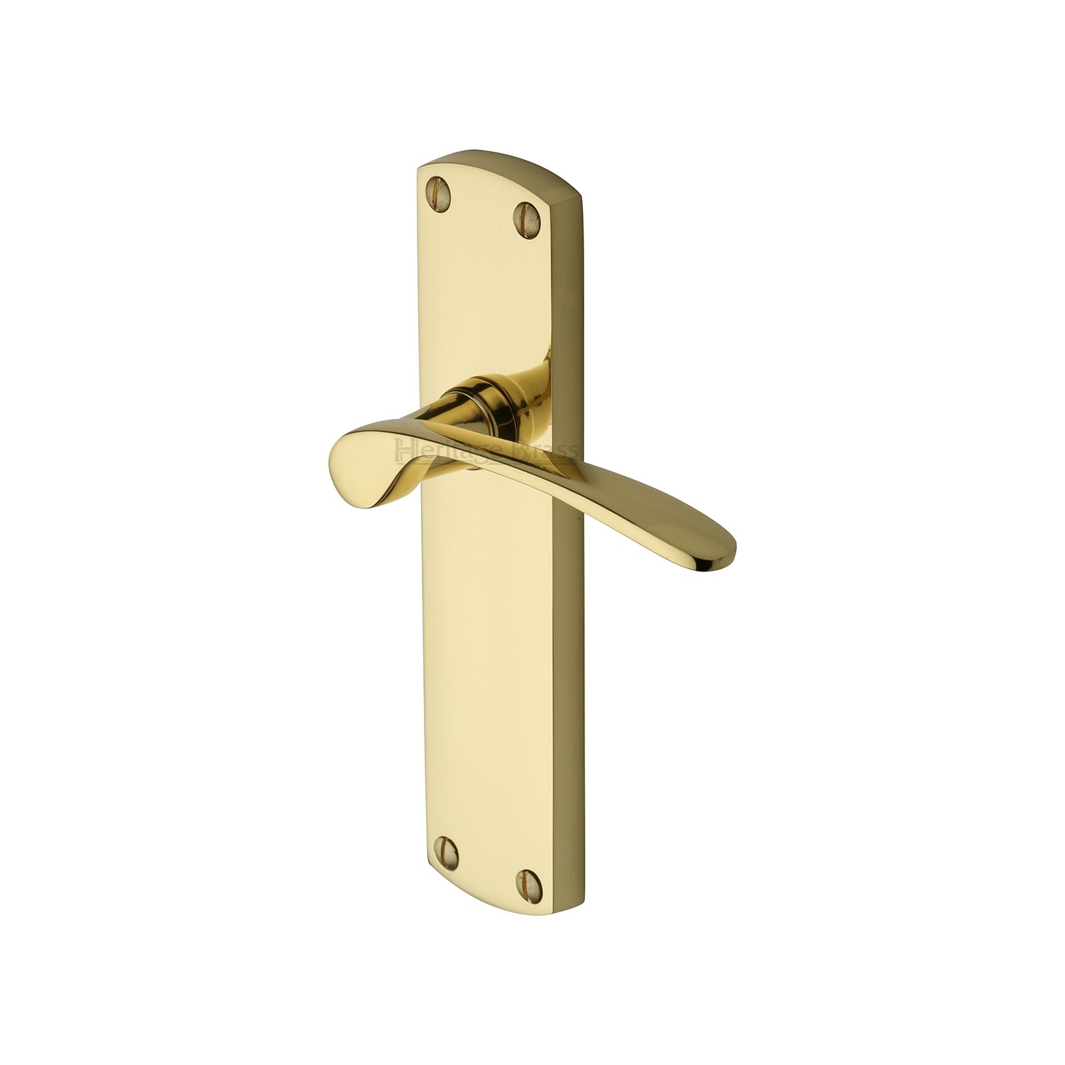 Heritage Brass Door Handle Lever Latch Diplomat Design