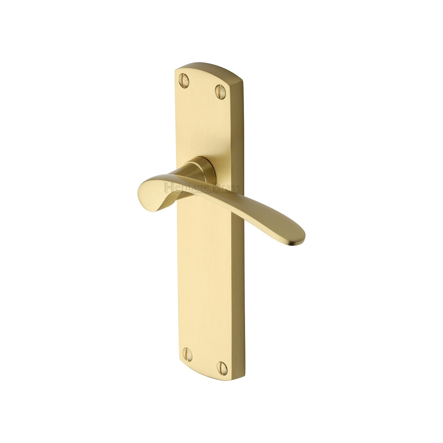 Heritage Brass Door Handle Lever Latch Diplomat Design
