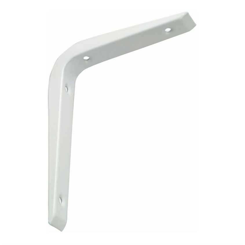 Reinforced Shelf Bracket - 250 x 200mm - White