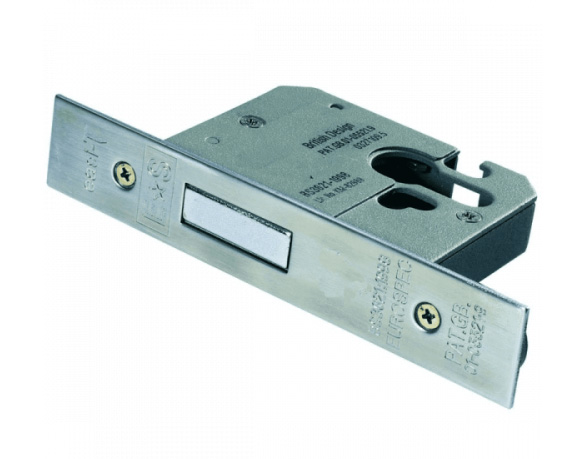 Eurospec - Euro Profile High Security Cylinder Deadlock 76mm - Satin Stainless Steel
