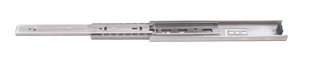 Full Extension Slides Hold Closed - 304 Stainless Steel - 44kg - 500mm