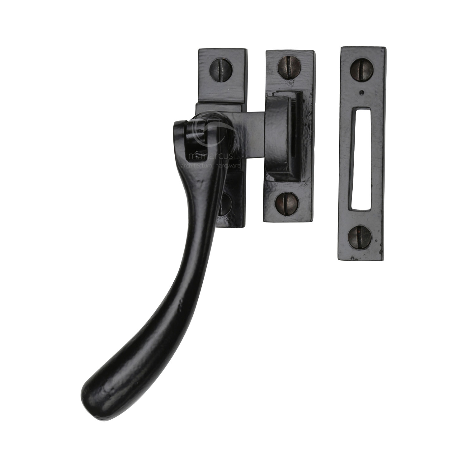 Black Iron Rustic Casement Window Fastener