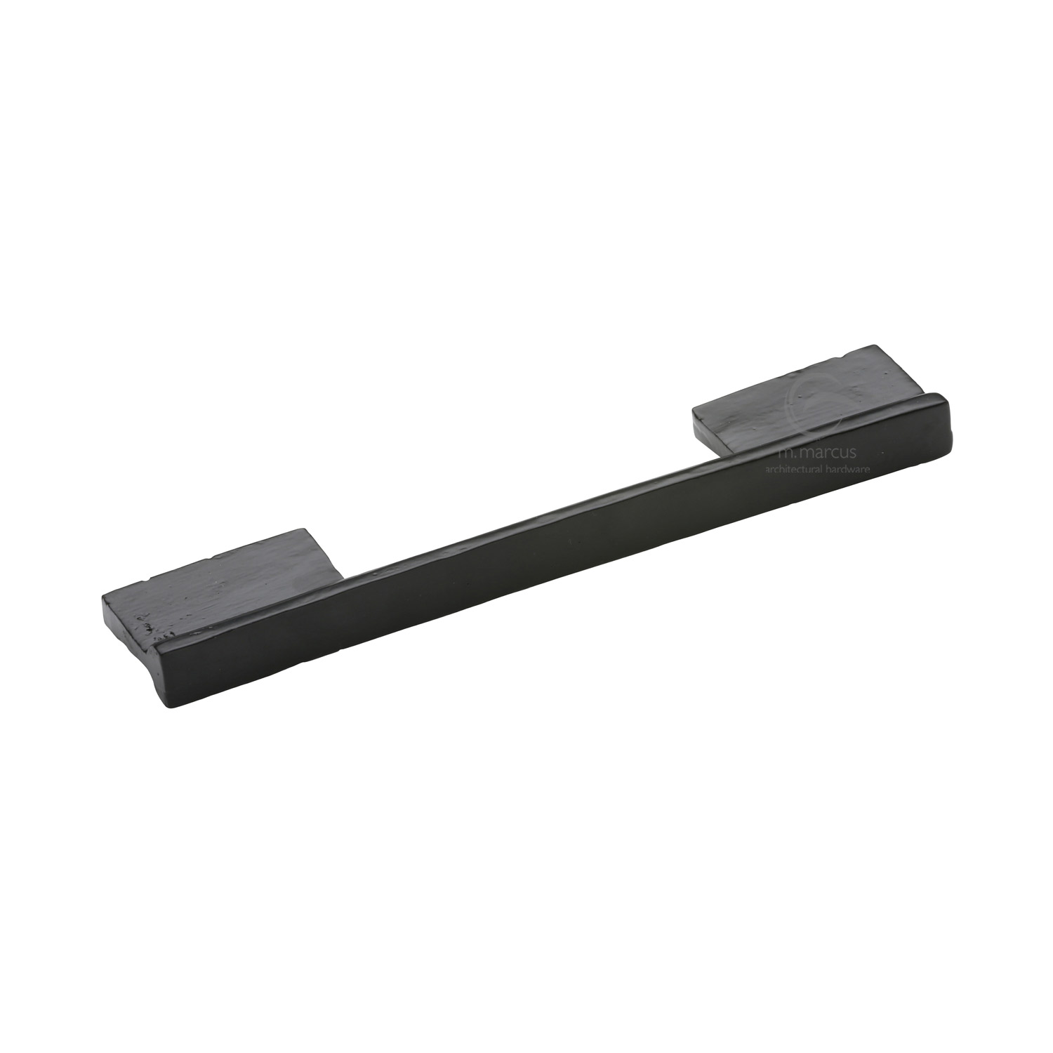 Black Iron Rustic Cabinet Pull Anvil Design 160mm c/c