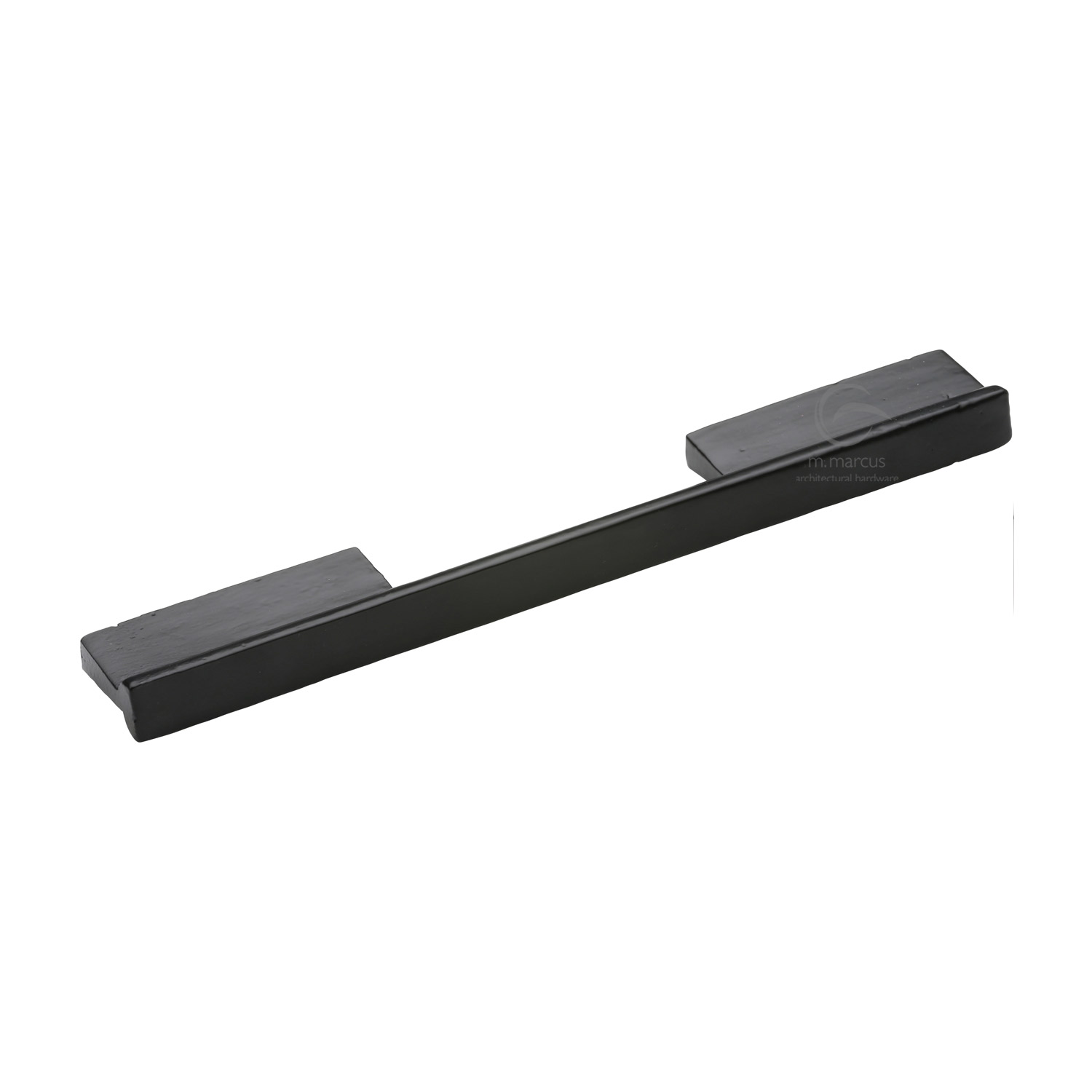 Black Iron Rustic Cabinet Pull Anvil Design 192mm c/c