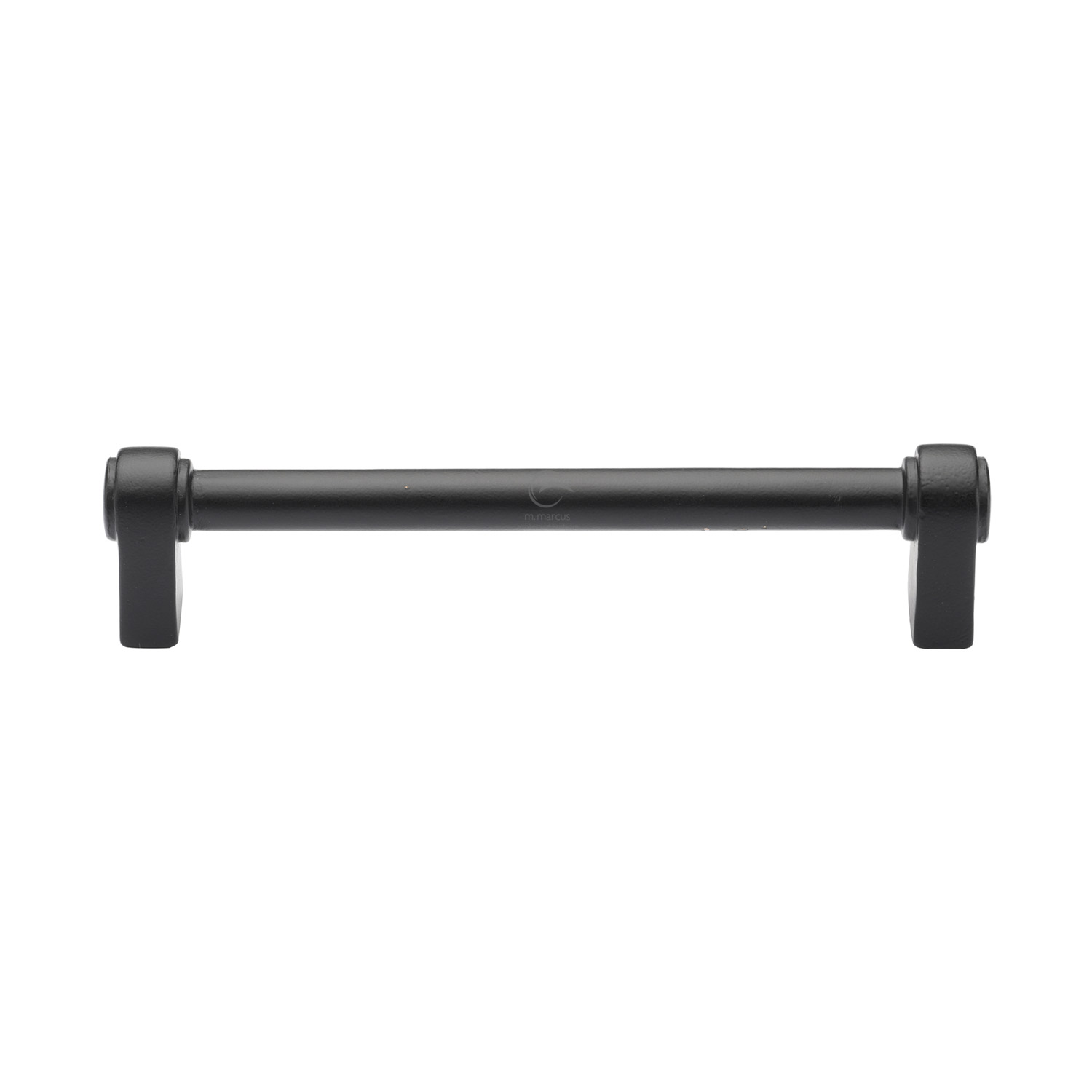 Black Iron Rustic Cabinet Pull Artisan Design 160mm c/c