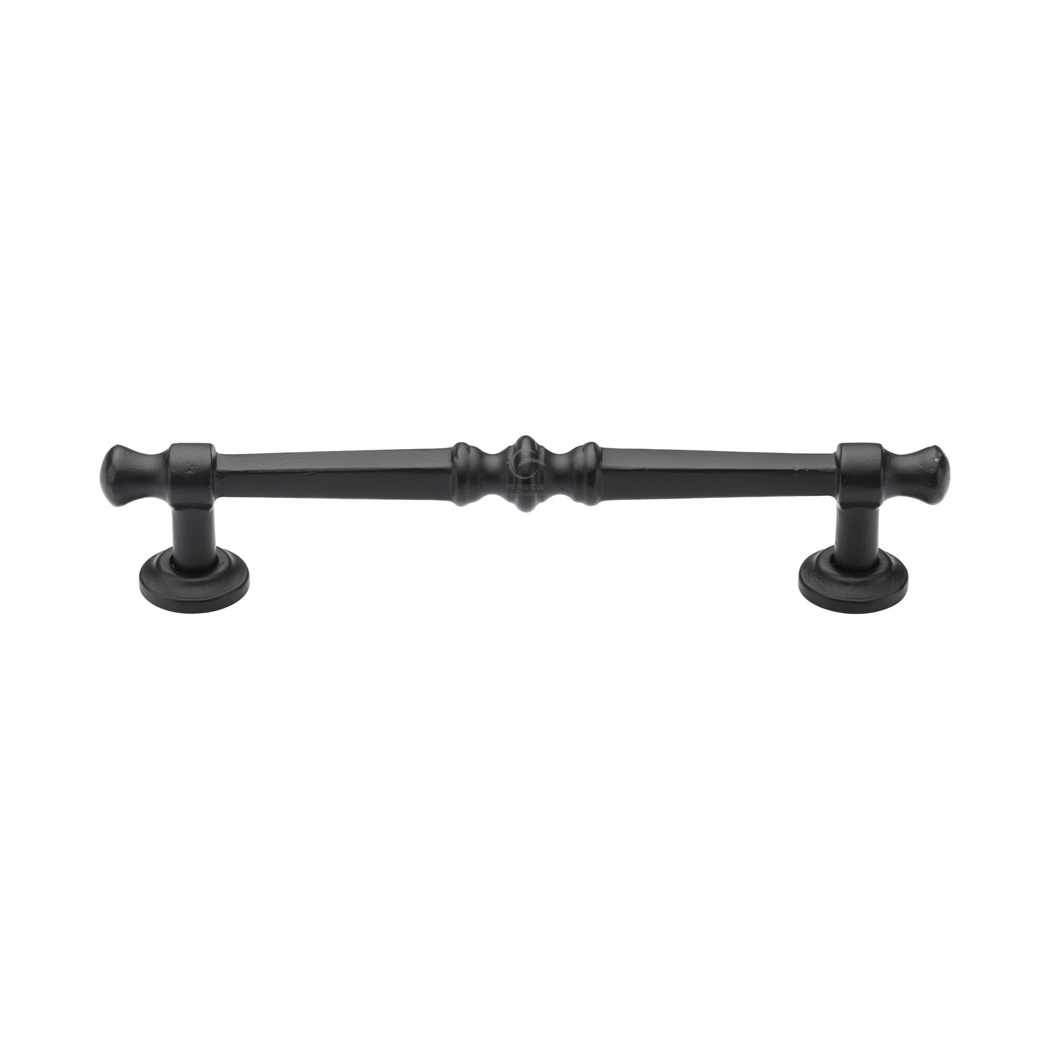 Black Iron Rustic Cabinet Pull Kali Design 160mm c/c