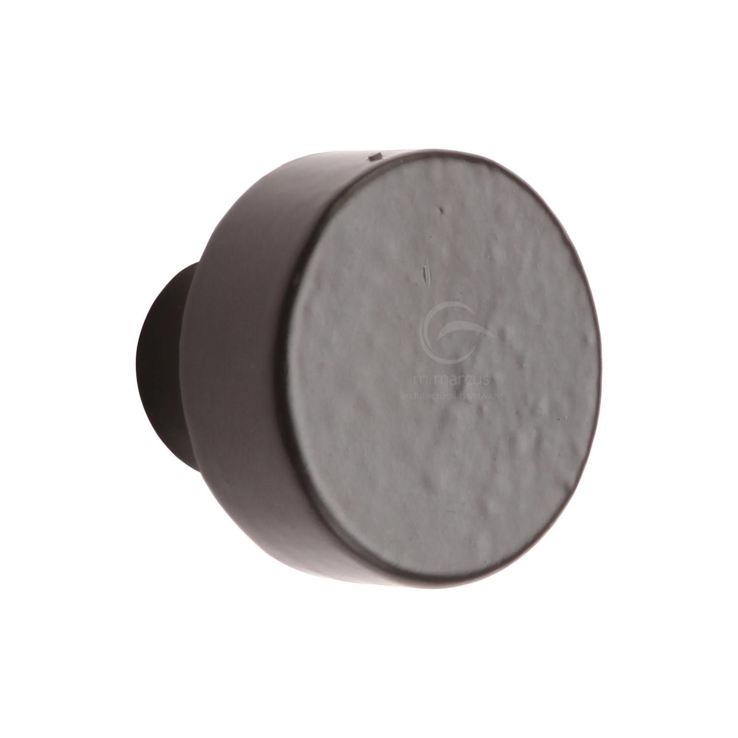 Black Iron Rustic Cabinet Knob Helios Design 32mm