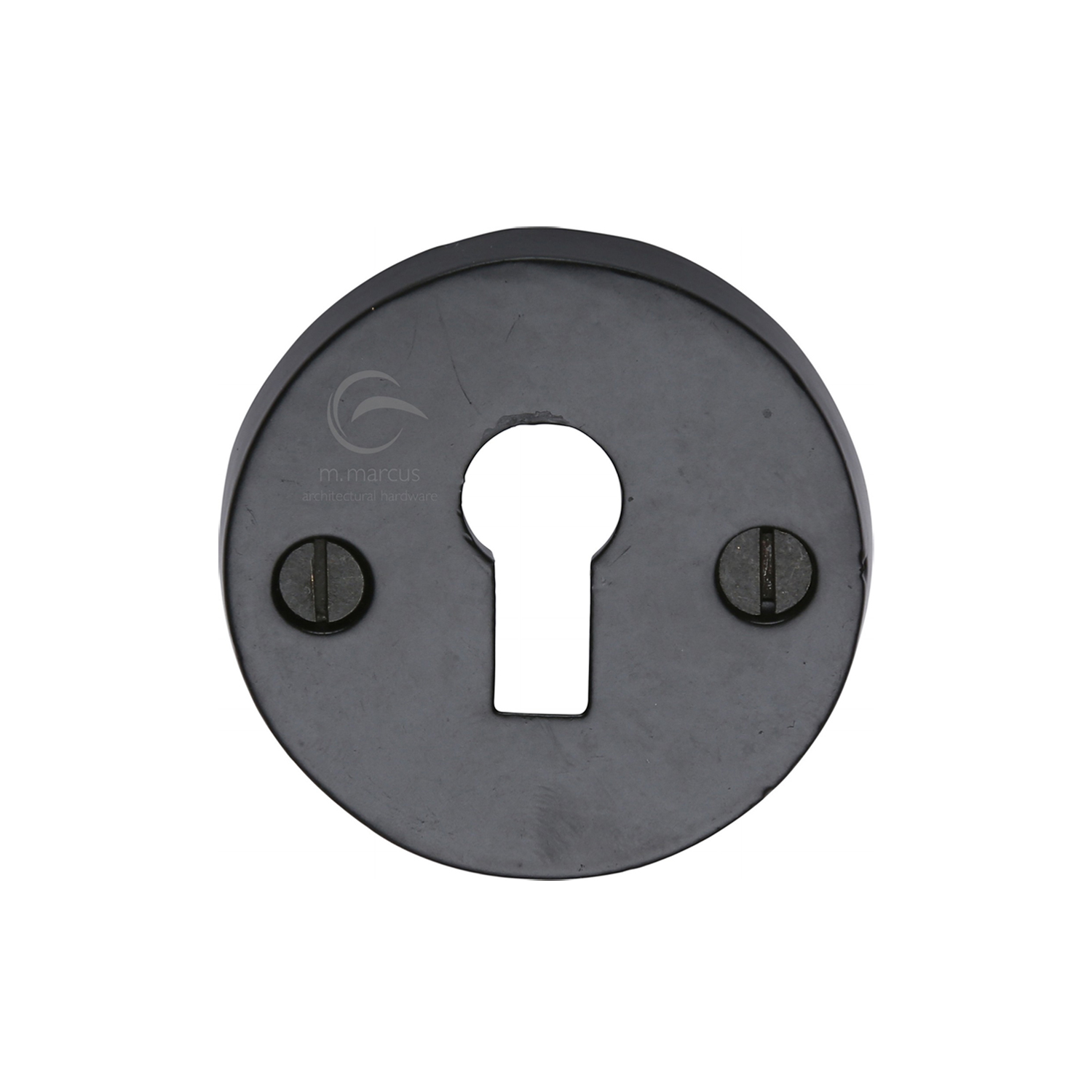 Black Iron Rustic Key Escutcheon