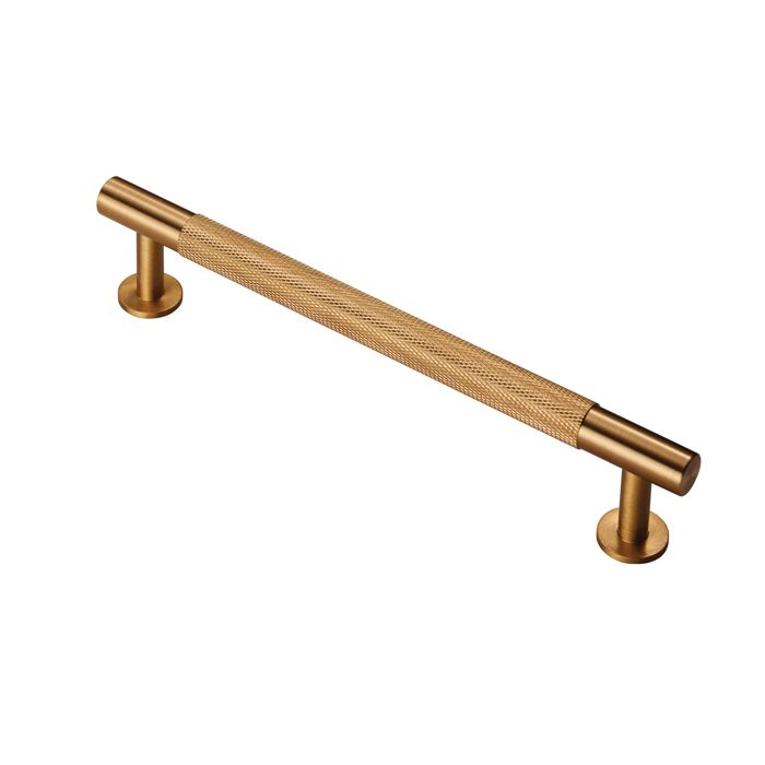 Knurled Cabinet Handle, 160mm c/c, 190mm o/a