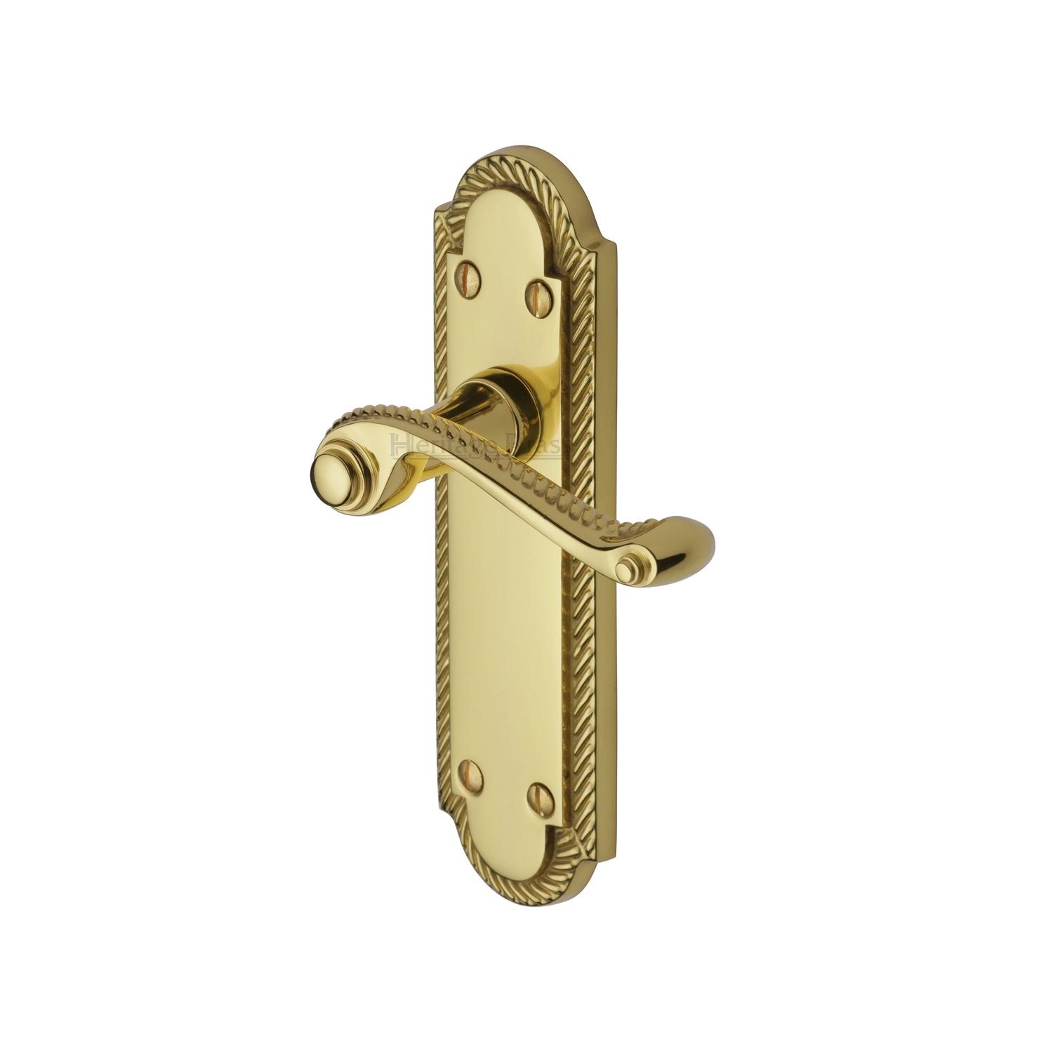 Heritage Brass Door Handle Lever Latch Gainsborough Design