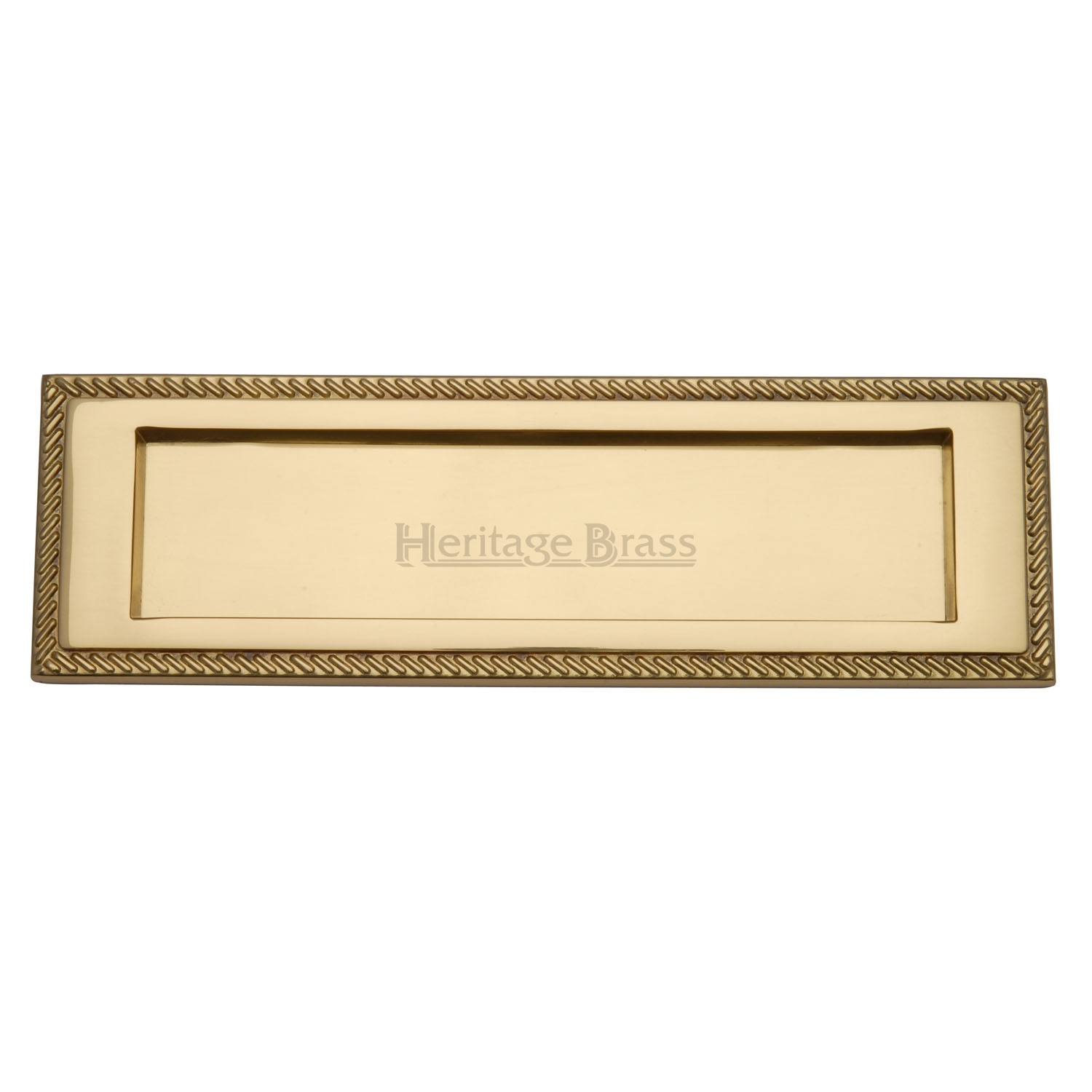 Heritage Brass Georgian Rope Letterplate 11" x 3 1/2"
