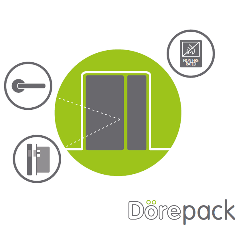 Dörepack 1.5 Leaf Latched Door - Non Fire Rated