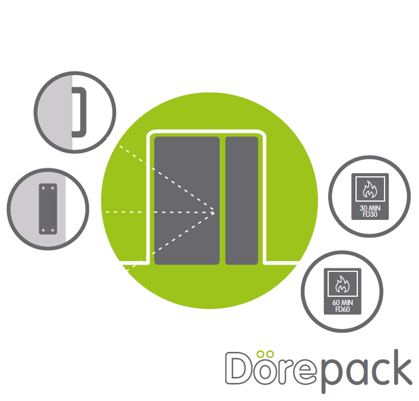Dörepack 1.5 Leaf Push/Pull Door - FD30/FD60