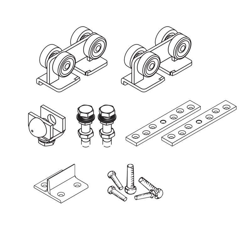 Hawa Porta 300 H - Set for 1 Wooden Door - 300kg   