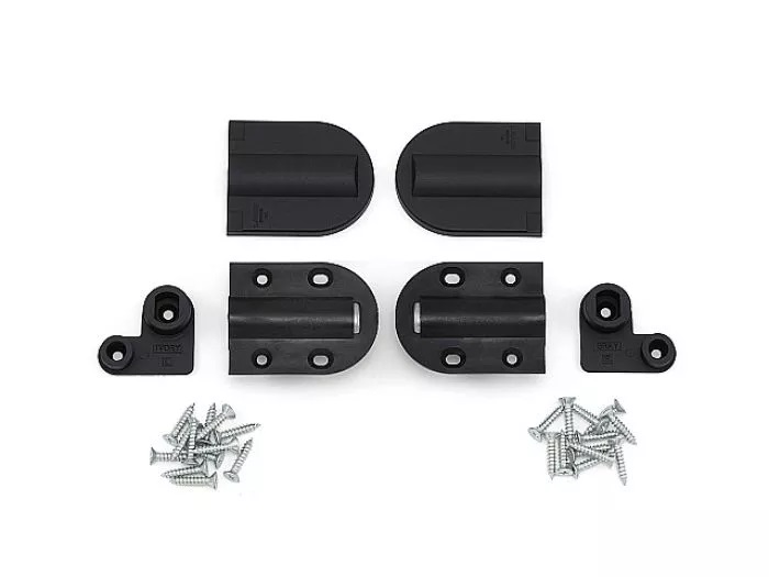 Torque Hinge with Built in Damper inc Black Covers - 61.2 - 81.6 Torque kgf.cm