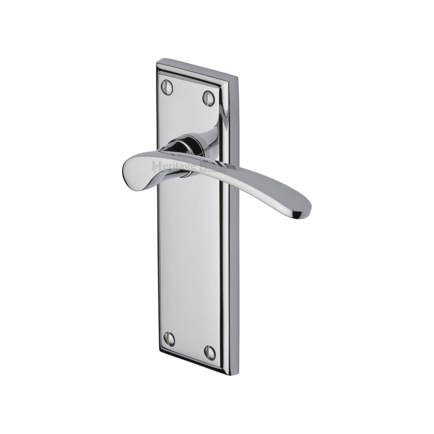 Heritage Brass Door Handle Lever Latch Hilton Design