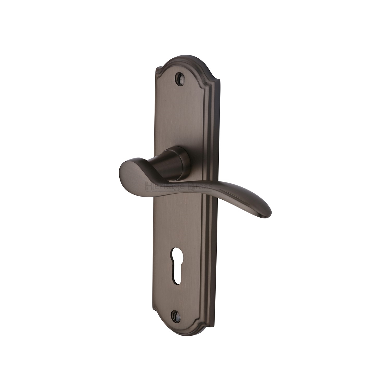 Heritage Brass Door Handle Lever Lock Howard Design