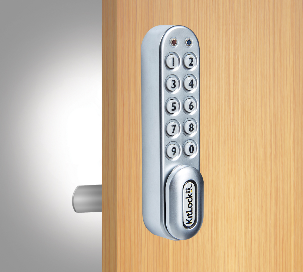 Classic KItLock Locker Locks - Silver