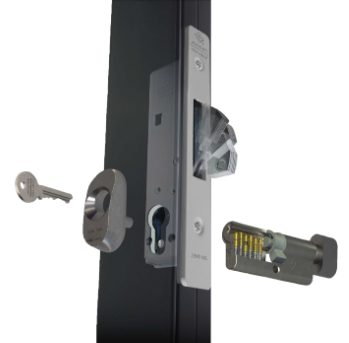 Adams Rite 2600 Sentinel Mortice Deadlock Case - 25mm Back Set