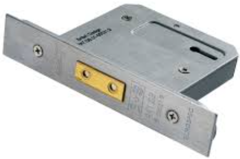 5 Lever Deadlock 65mm - Keyed Alike c/w Extra Long Keys -  Satin Stainless Steel
