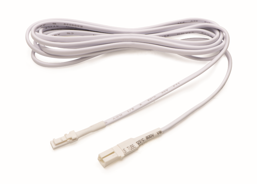 24v Extension Cable with Single Male & Female Micro Connectors - 2m