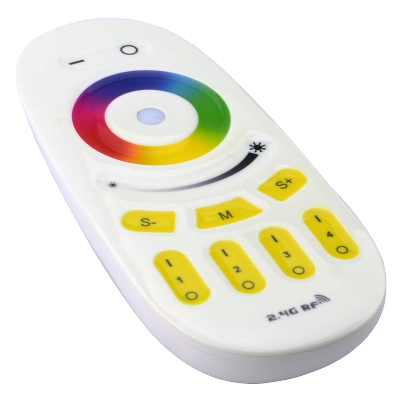 Remote Control for RGB-W Colour Changing 4-Zone Controllers