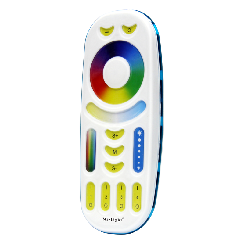 Remote Control for 5 in 1 Colour Changing 4-Zone Controllers RGB/RGBW/ CCT/ Single Colour