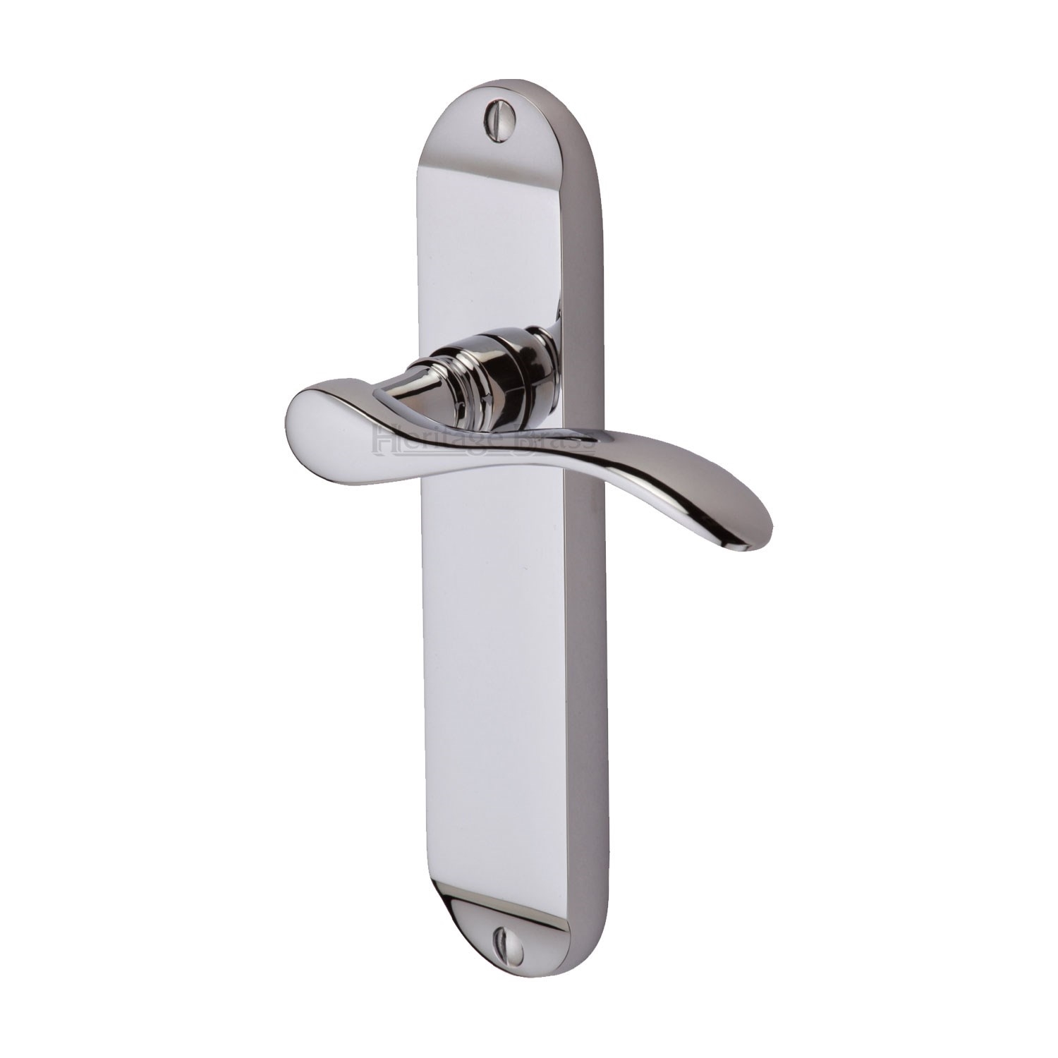 Heritage Brass Door Handle Lever Latch Maya Design