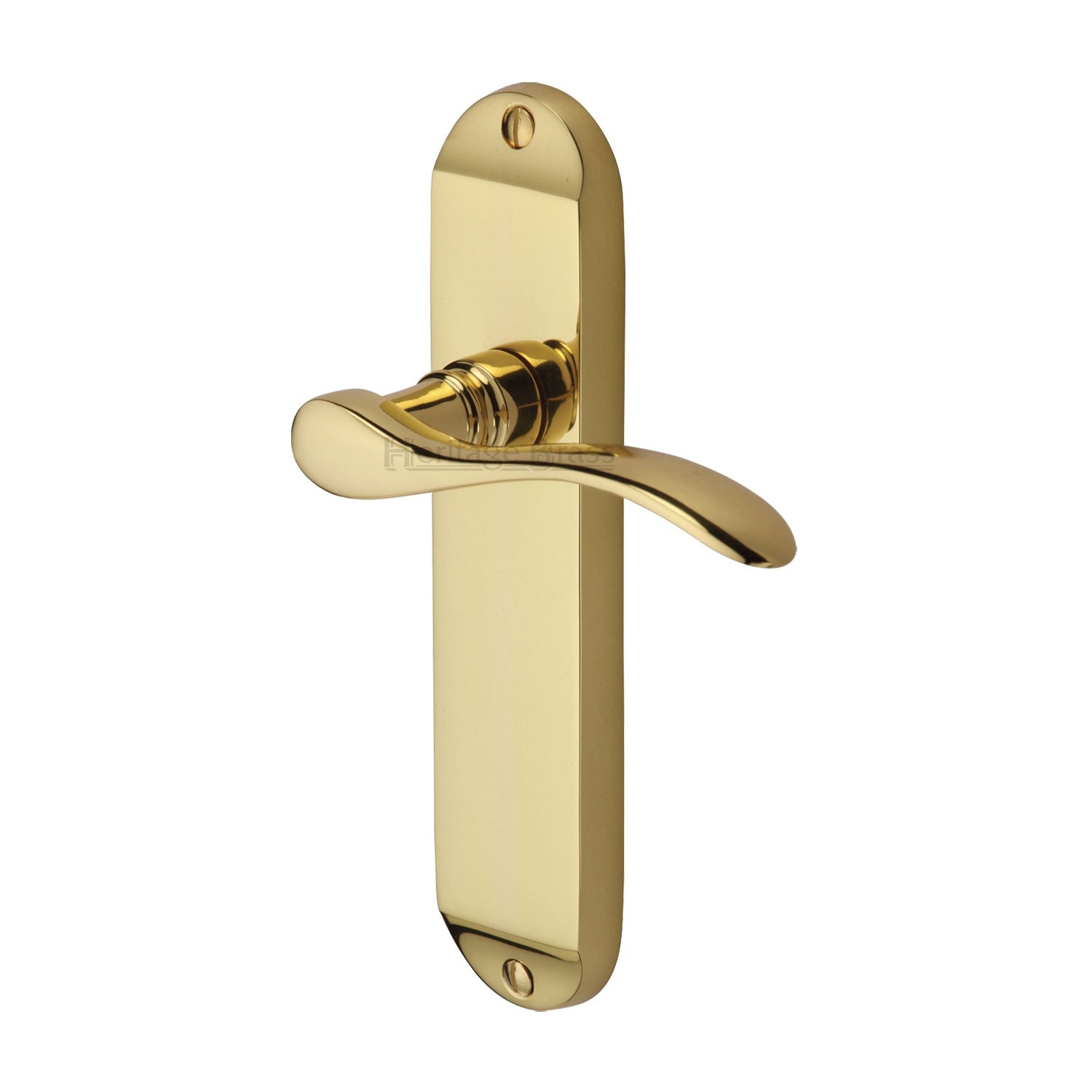 Heritage Brass Door Handle Lever Latch Maya Design