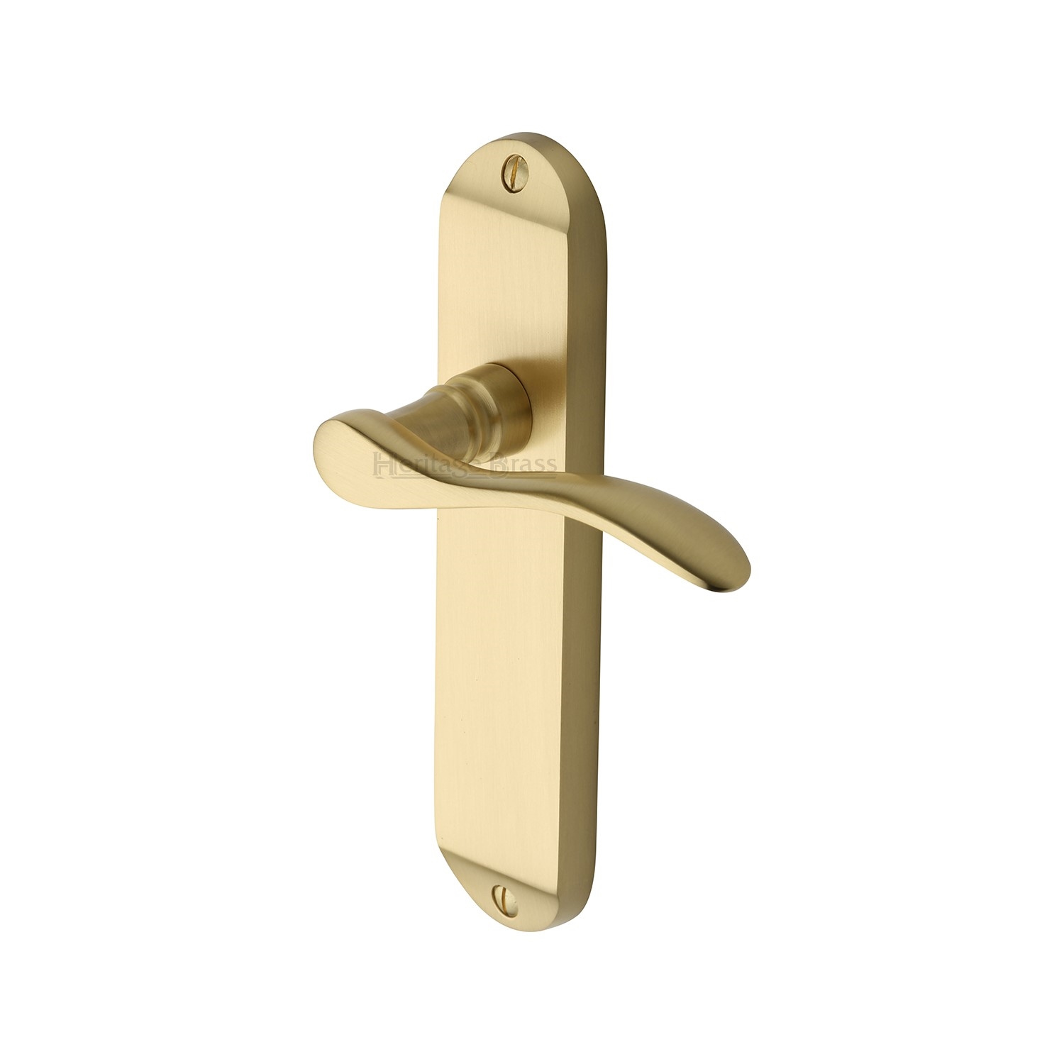 Heritage Brass Door Handle Lever Latch Maya Design