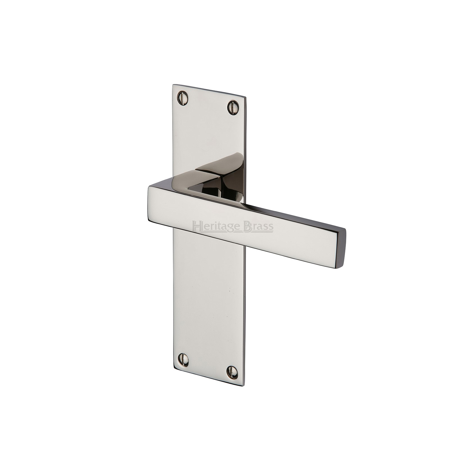 Heritage Brass Door Handle Lever Latch Metro Design