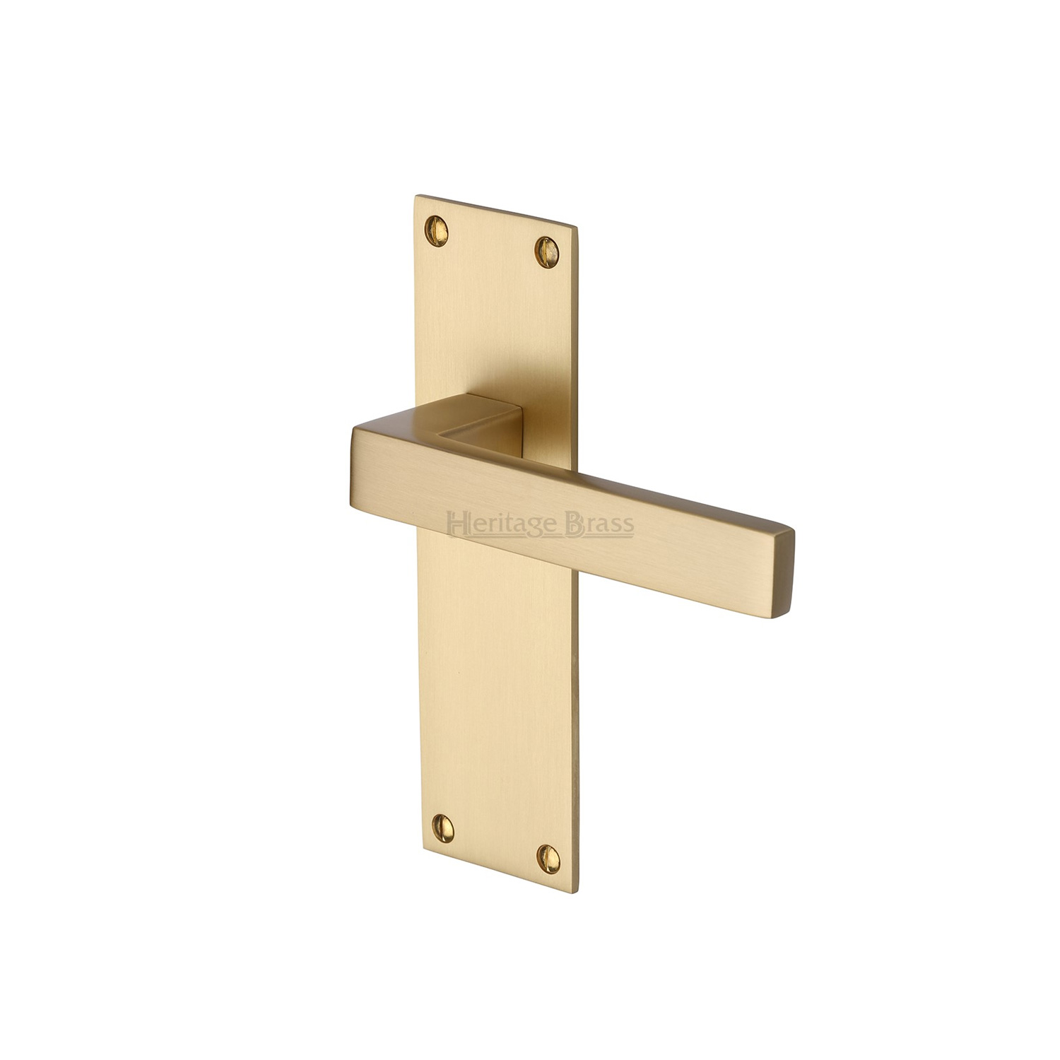 Heritage Brass Door Handle Lever Latch Metro Design