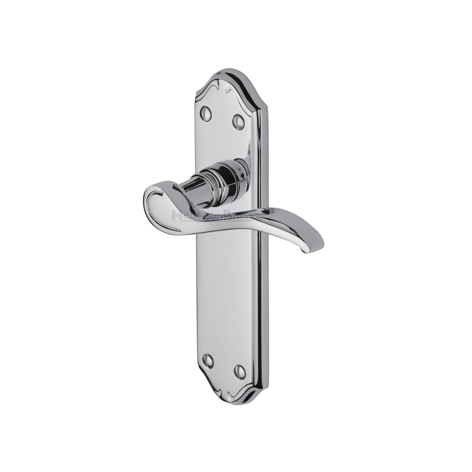 Heritage Brass Door Handle Lever Latch Verona Small Design