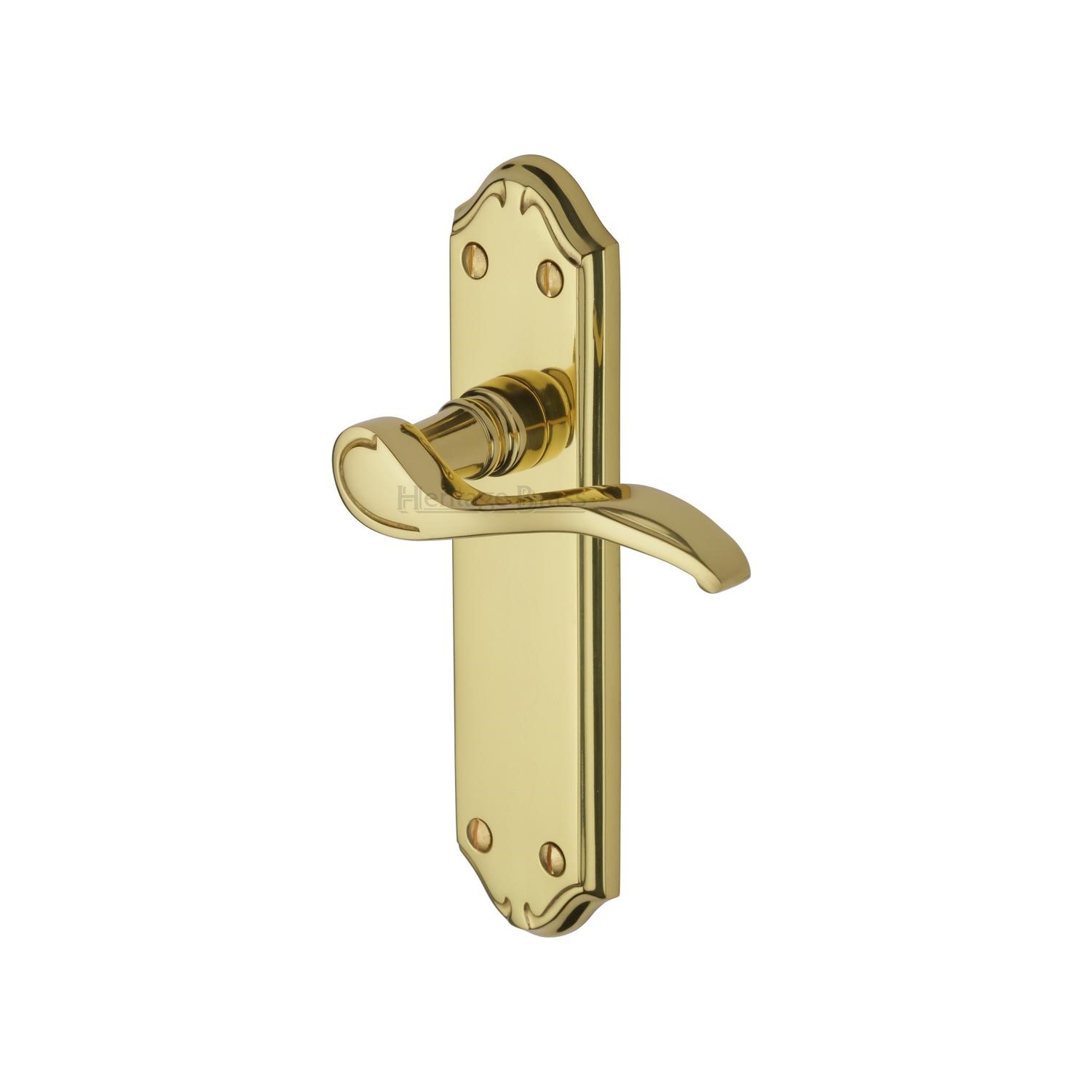 Heritage Brass Door Handle Lever Latch Verona Small Design