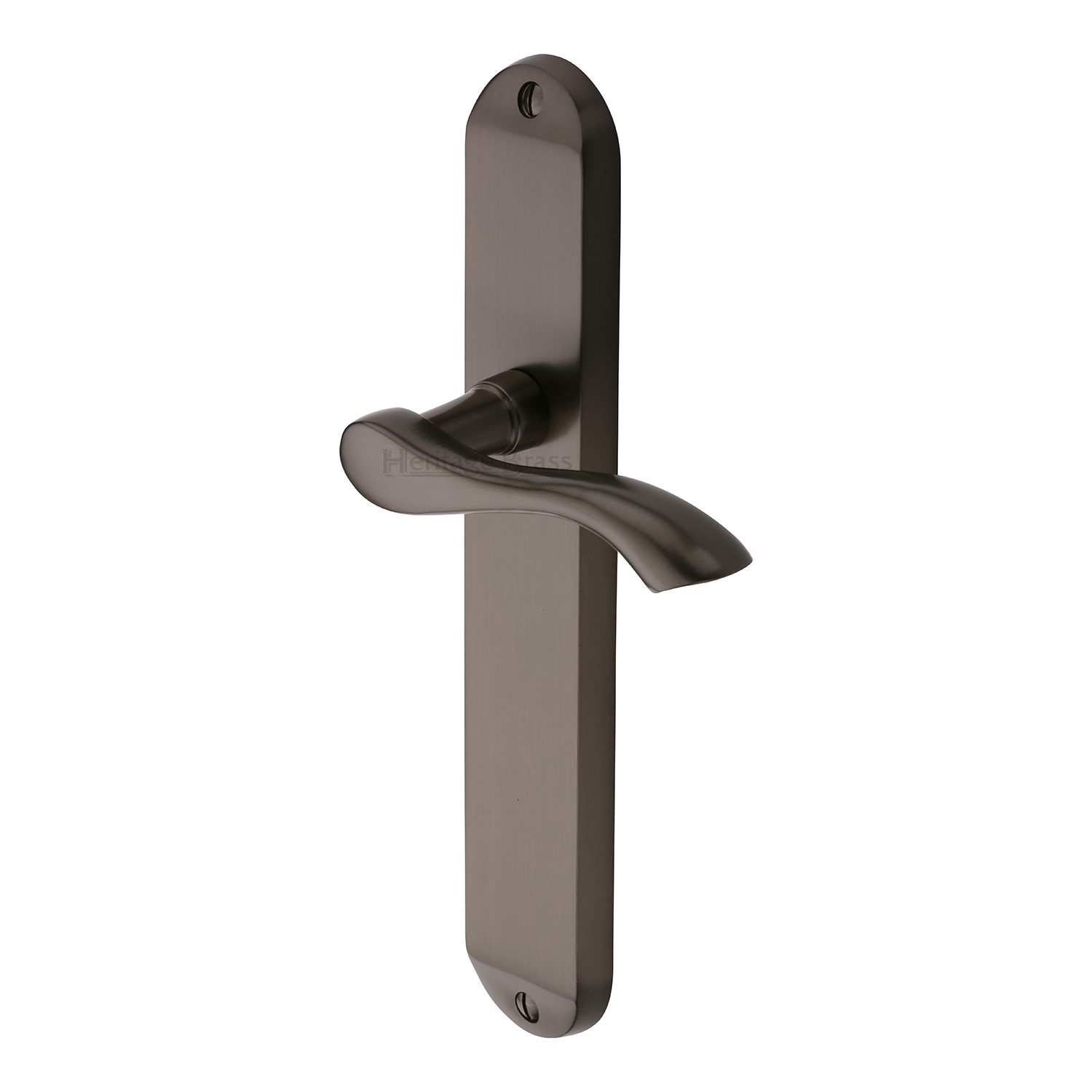 Heritage Brass Door Handle Lever Latch Algarve Long Design