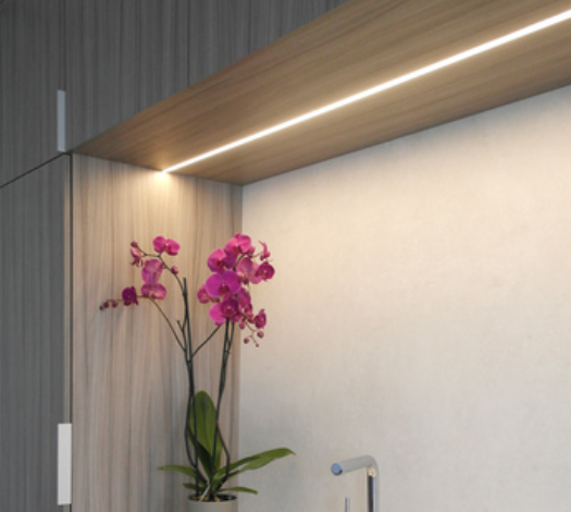 SEVERN Aluminium Light Profile - 12V - White Diffuser - Neutral White inc Premium Input
