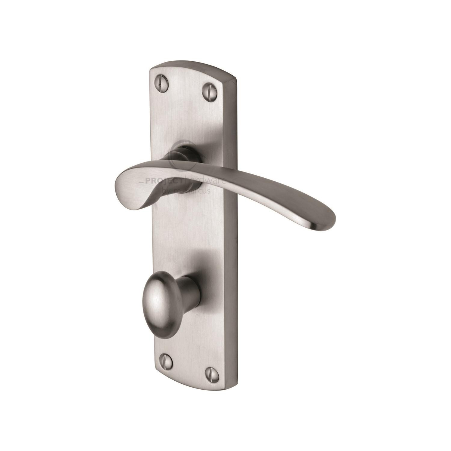 Project Hardware Door Handle for Bathroom Luca Design