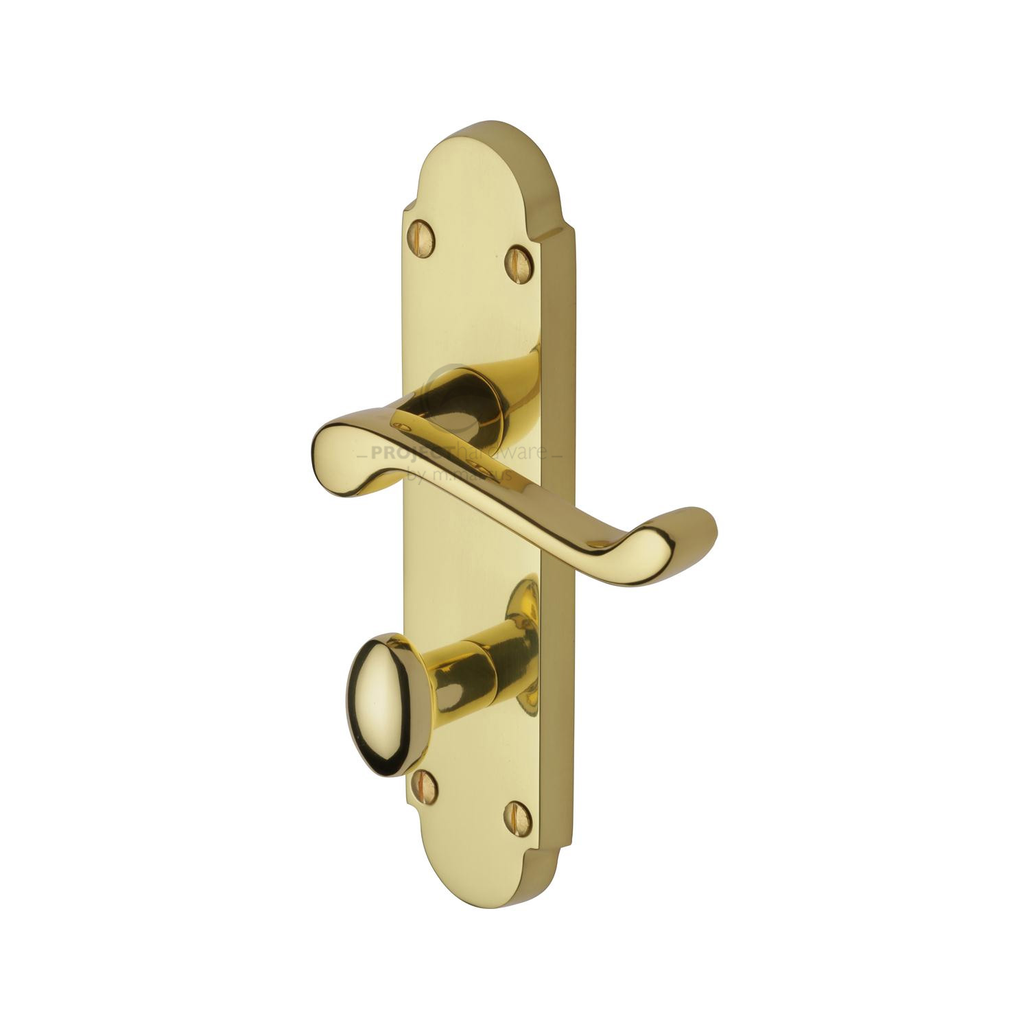 Project Hardware Door Handle for Bathroom Milton Design