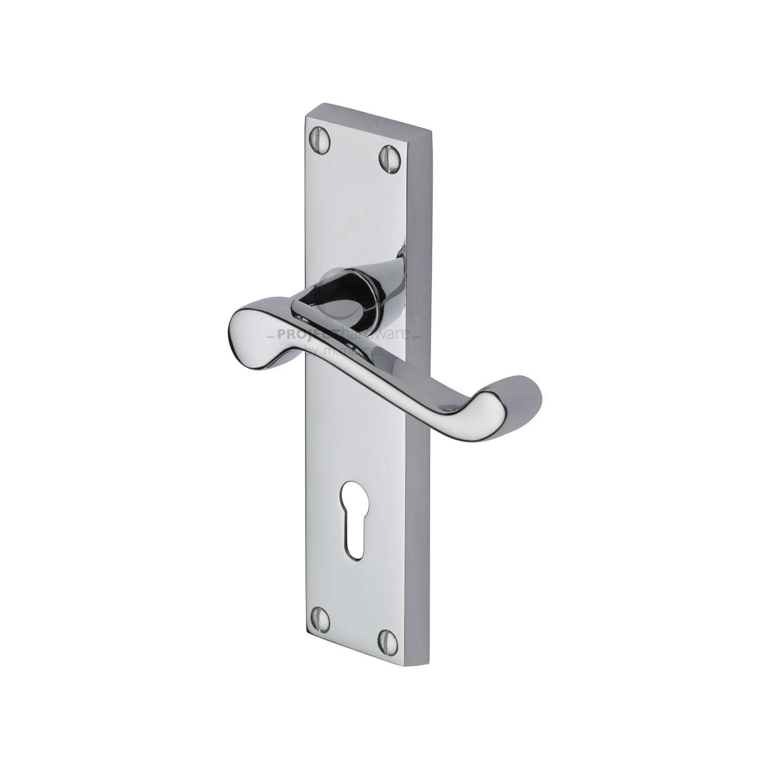 Project Hardware Door Handle Lever Lock Malvern Design