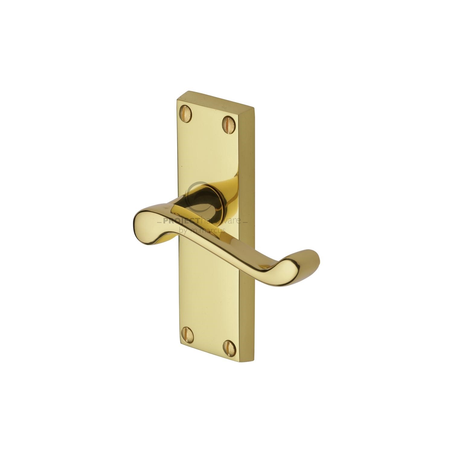 Project Hardware Door Handle Lever Latch Malvern Short Design